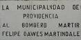 Placa al
Martir Felipe Dawes