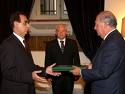 Sr. Fares Chaine 
Exelentisimo Embajador
de la Republica Arabe Siria
y Presidente Ricardo Lagos de la Republica
de Chile